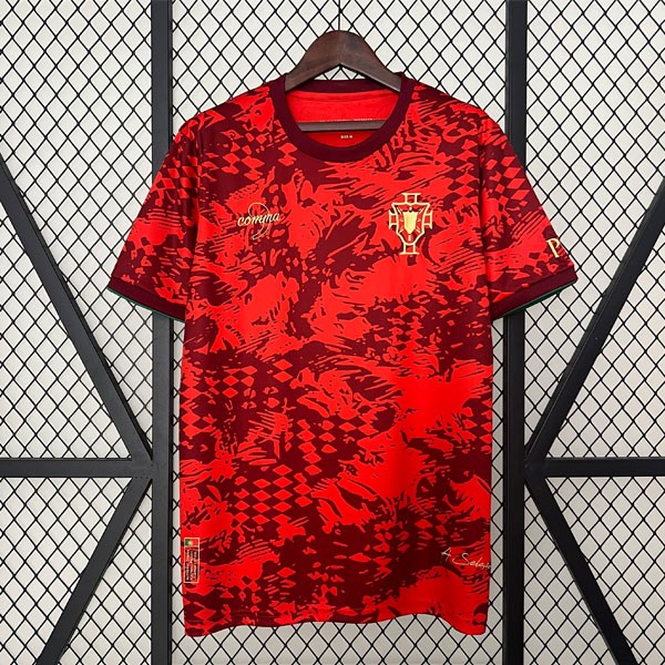 Thailandia Maglia Portogallo Pre-Match 2024 Rosso